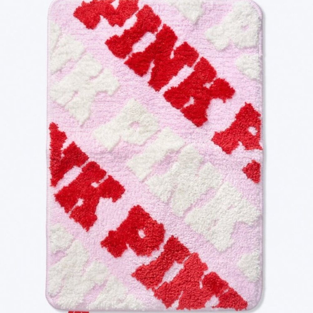 Victoria's Secret PINK Bath Mat Rug Carpet 25"X17"